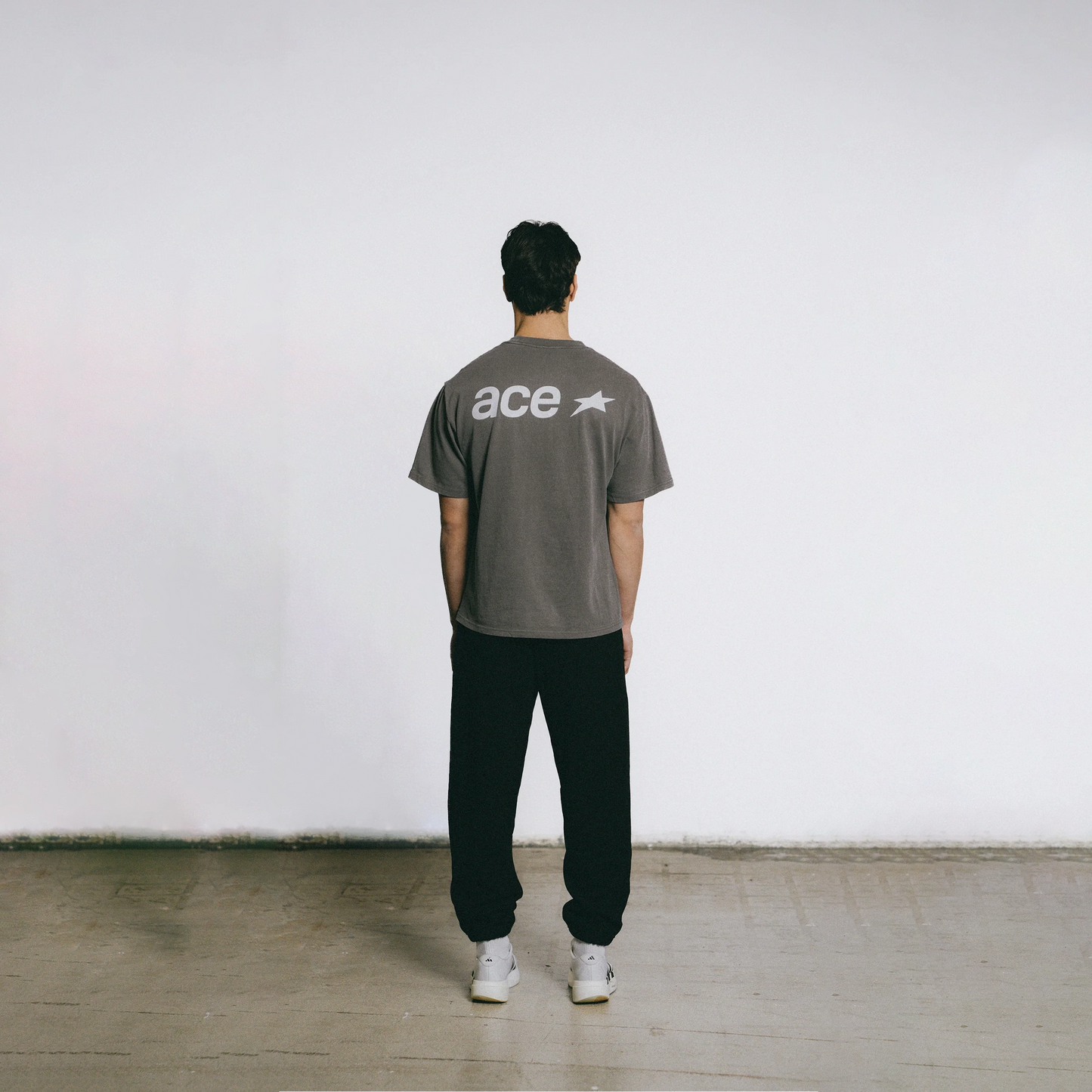 STAR LOGO T-SHIRT FADED GREY