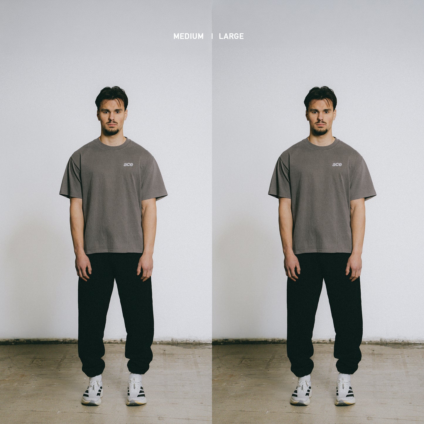 STAR LOGO T-SHIRT FADED GREY