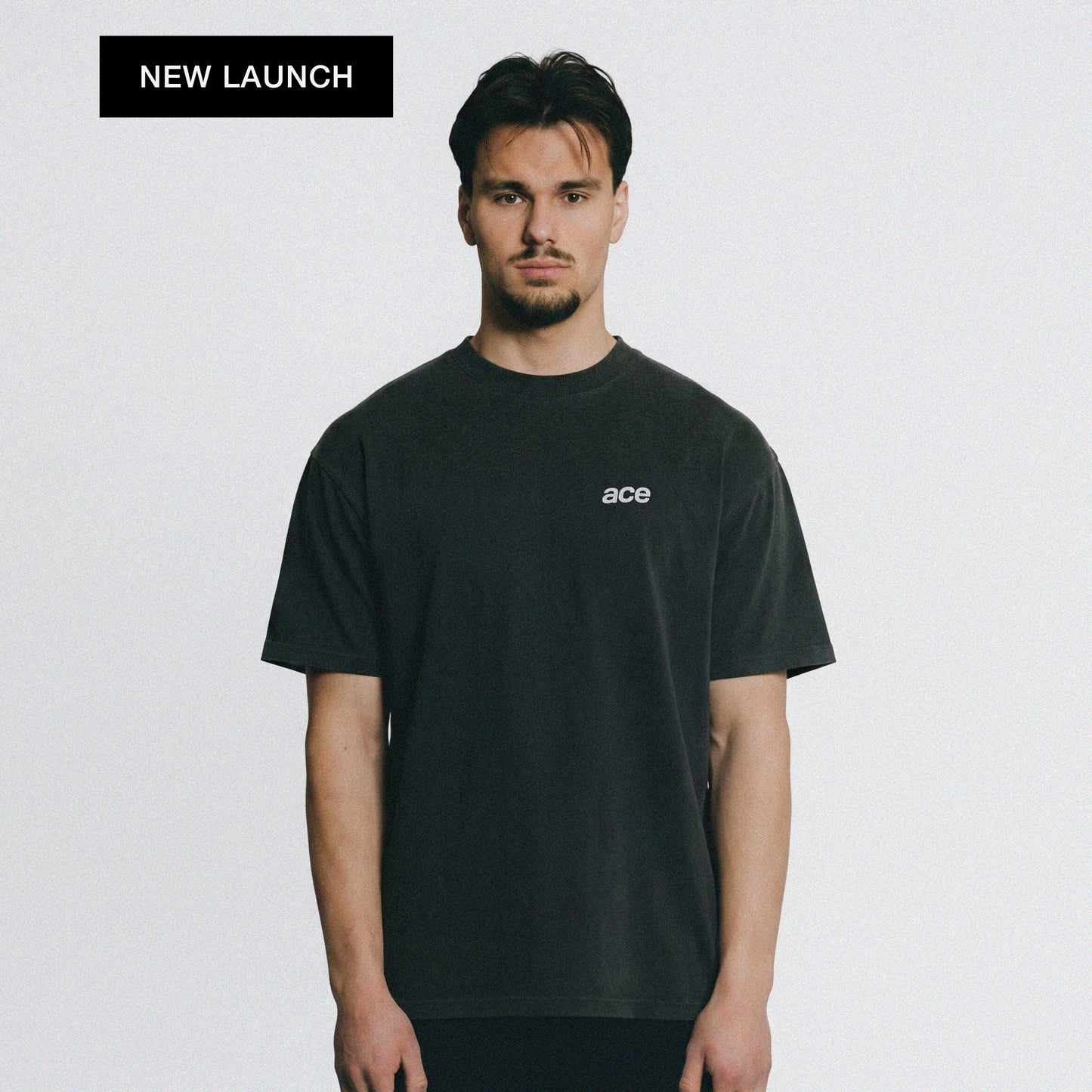 STAR LOGO T-SHIRT VINTAGE BLACK