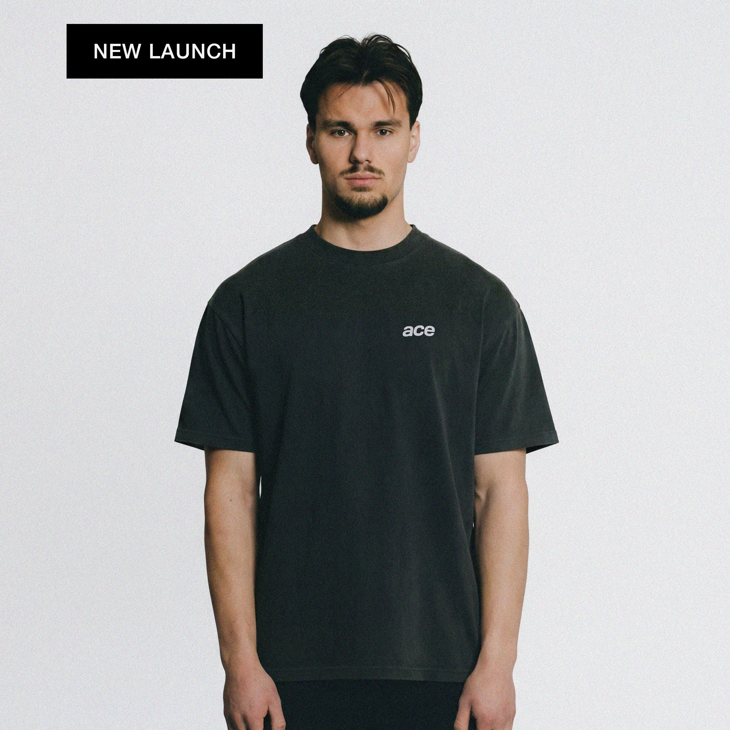 STAR LOGO T-SHIRT VINTAGE BLACK