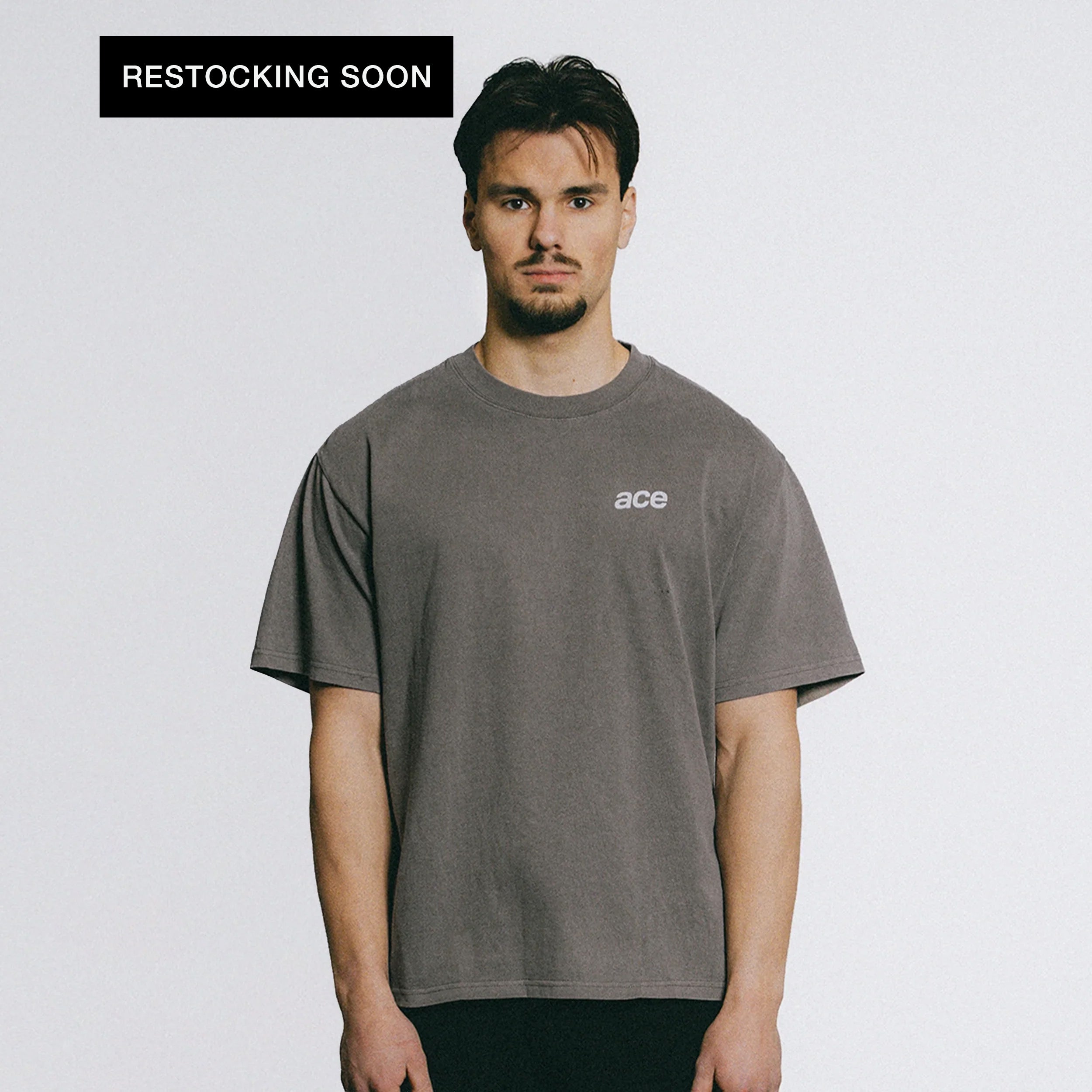 STAR LOGO T-SHIRT FADED GREY