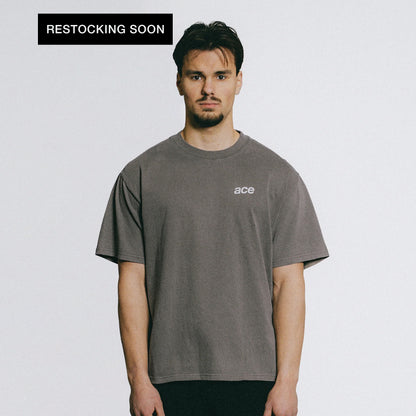 STAR LOGO T-SHIRT FADED GREY