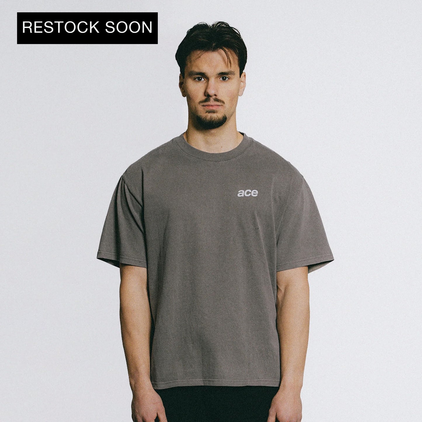 Faded Grey Star Logo Pre Order
